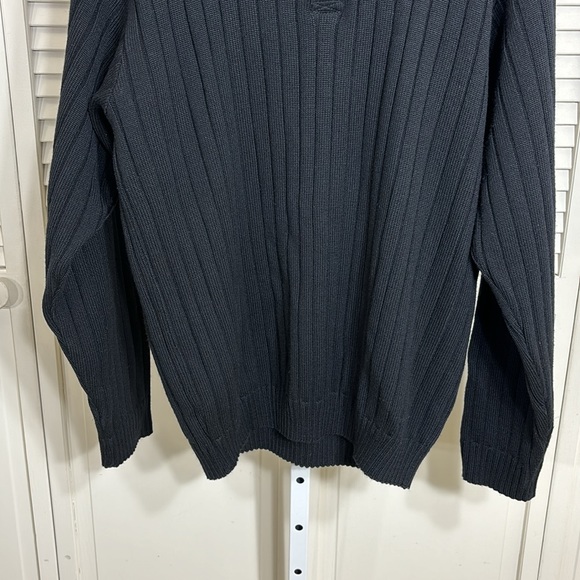 GREEN COAST Yachting Outfits Henley Sweater Italy Wool Blend Sz. Large (54) - Picture 3 of 15